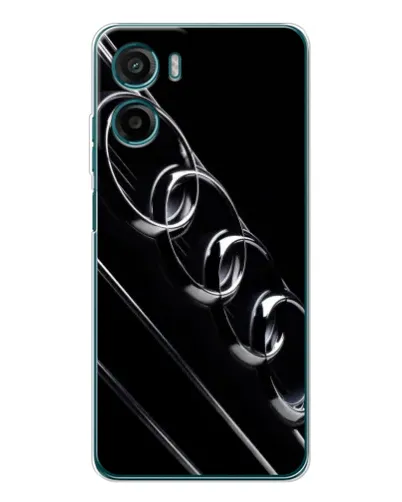 Чехол для Motorola Moto G06 Power с картинкой «Audi — абстрактные кольца» Чехол для Motorola Moto G06 Power с картинкой «Audi — абстрактные кольца»