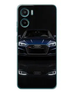 Чехол для Motorola Moto G06 Power с картинкой «Audi — ночное отражение» Чехол для Motorola Moto G06 Power с картинкой «Audi — ночное отражение»