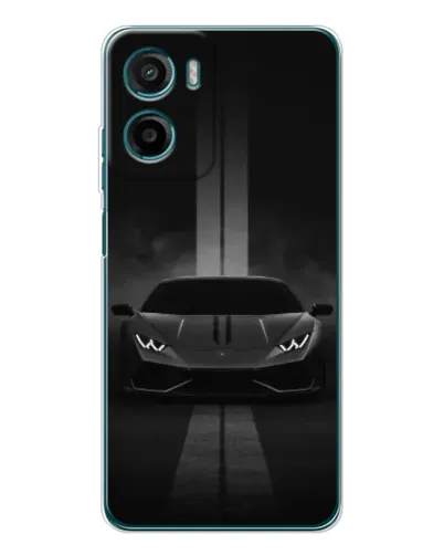 Чехол для Motorola Moto G06 Power с картинкой «Lamborghini симметрия дорог»