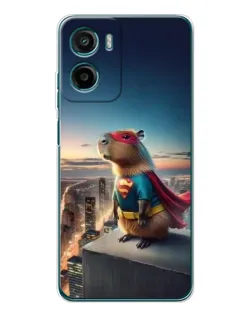 Чехол для Motorola Moto G06 Power с картинкой «Капи-мен супергерой»