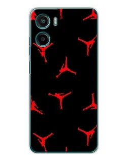 Чехол для Motorola Moto G06 с картинкой «Jordan Red Pattern» Чехол для Motorola Moto G06 с картинкой «Jordan Red Pattern»