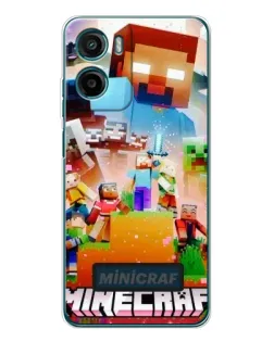 Чохол для Motorola Moto G06 з картинкою «Minecraft герої гри» Чохол для Motorola Moto G06 з картинкою «Minecraft герої гри»