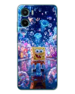 Чехол для Motorola Moto G06 с картинкой «Неоновый океан»