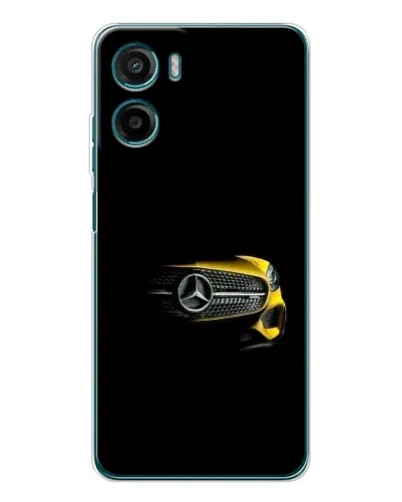 Чехол для Motorola Moto G06 с картинкой «Mercedes — ретро стиль»