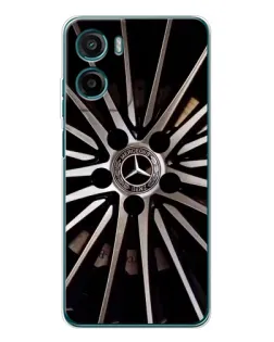 Чехол для Motorola Moto G06 с картинкой «Диск Mercedes»