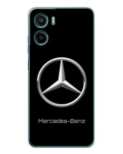 Чехол для Motorola Moto G06 с картинкой «Mercedes Silver Logo»