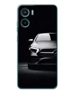 Чехол для Motorola Moto G06 с картинкой «Свет фар Mercedes»