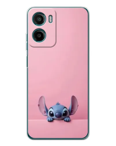 Чехол для Motorola Moto G06 с картинкой «Stitch выглядывает»