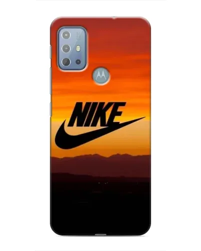 Чехол для Motorola MOTO G10 с картинкой «Nike — вечерний горизонт»