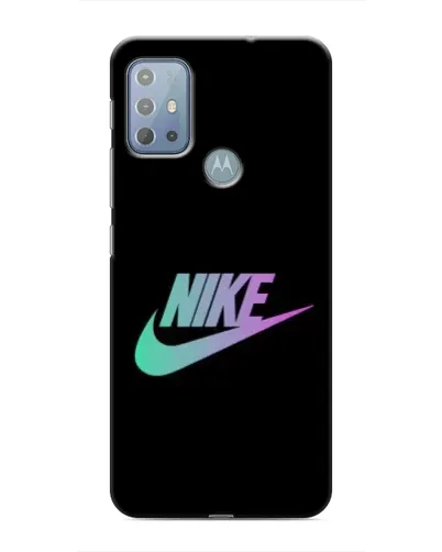 Чехол для Motorola MOTO G10 с картинкой «Nike — городская ночь»