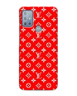 Чехол для Motorola MOTO G10 с картинкой «Яркий паттерн LV»