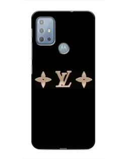 Чехол для Motorola MOTO G10 с картинкой «Louis Vuitton — минимализм»