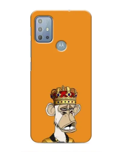 Чехол для Motorola MOTO G10 с картинкой «Золотая обезьяна Bored Ape»