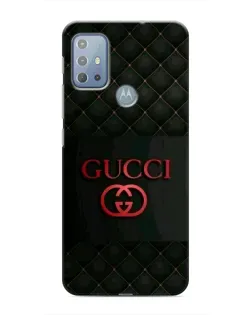 Чехол для Motorola MOTO G10 с картинкой «Gucci — стеганый черный»