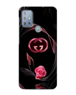 Чехол для Motorola MOTO G10 с картинкой «Gucci — неоновая роза»