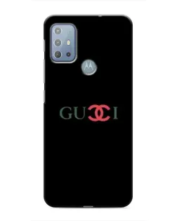 Чехол для Motorola MOTO G10 с картинкой «Gucci — красный градиент»