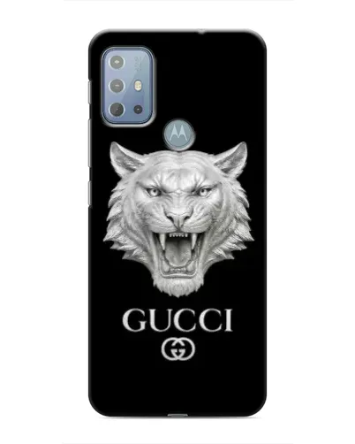 Чехол для Motorola MOTO G10 с картинкой «Gucci — серебряный лев» Чехол для Motorola MOTO G10 с картинкой «Gucci — серебряный лев»