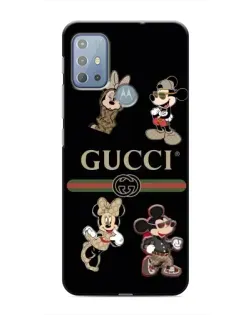 Чехол для Motorola MOTO G10 с картинкой «Gucci — герои Disney и монограмма»
