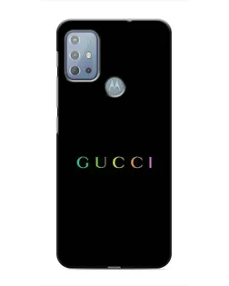 Чехол для Motorola MOTO G10 с картинкой «Gucci — неоновый минимализм»