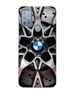 Чехол для Motorola MOTO G10 с картинкой «BMW — деталь диска»