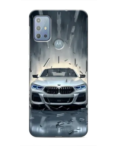Чехол для Motorola MOTO G10 с картинкой «BMW в свете фар» Чехол для Motorola MOTO G10 с картинкой «BMW в свете фар»