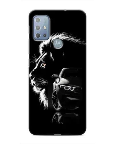 Чехол для Motorola MOTO G10 с картинкой «BMW и лев» Чехол для Motorola MOTO G10 с картинкой «BMW и лев»