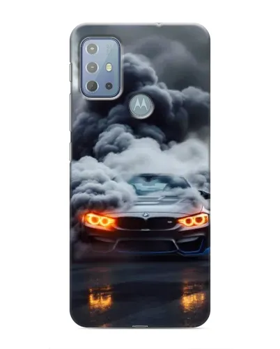 Чехол для Motorola MOTO G10 с картинкой «BMW в дыму» Чехол для Motorola MOTO G10 с картинкой «BMW в дыму»