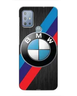 Чехол для Motorola MOTO G10 с картинкой «BMW M-stripes стиль»