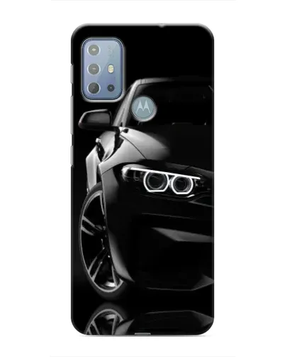 Чехол для Motorola MOTO G10 с картинкой «Черная BMW — профиль» Чехол для Motorola MOTO G10 с картинкой «Черная BMW — профиль»