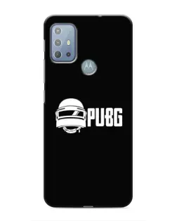 Чехол для Motorola MOTO G10 с картинкой «PUBG — классический лого»