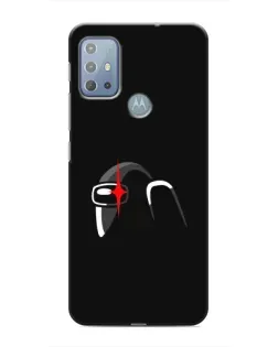 Чехол для Motorola MOTO G10 с картинкой «Among Us шлем»