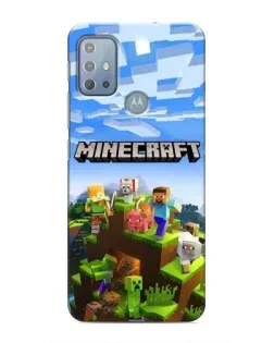 Чехол для Motorola MOTO G10 с картинкой «Minecraft классический мир» Чехол для Motorola MOTO G10 с картинкой «Minecraft классический мир»