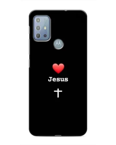 Чехол для Motorola MOTO G10 с картинкой «Сердце - Jesus» Чехол для Motorola MOTO G10 с картинкой «Сердце - Jesus»