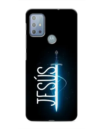 Чехол для Motorola MOTO G10 с картинкой «Меч Духа Jesus» Чехол для Motorola MOTO G10 с картинкой «Меч Духа Jesus»