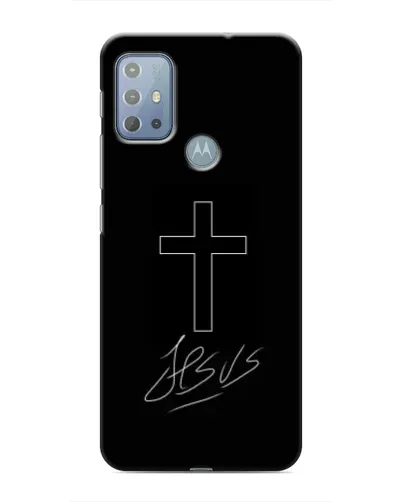 Чехол для Motorola MOTO G10 с картинкой «Графический крест Jesus» Чехол для Motorola MOTO G10 с картинкой «Графический крест Jesus»