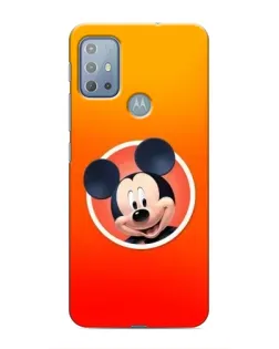 Чехол для Motorola MOTO G10 с картинкой «Mickey в круге»