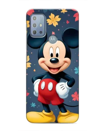 Чехол для Motorola MOTO G10 с картинкой «Осенний Mickey Mouse»