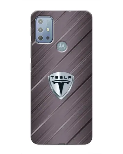 Чехол для Motorola MOTO G10 с картинкой «Металлическая текстура Tesla» Чехол для Motorola MOTO G10 с картинкой «Металлическая текстура Tesla»