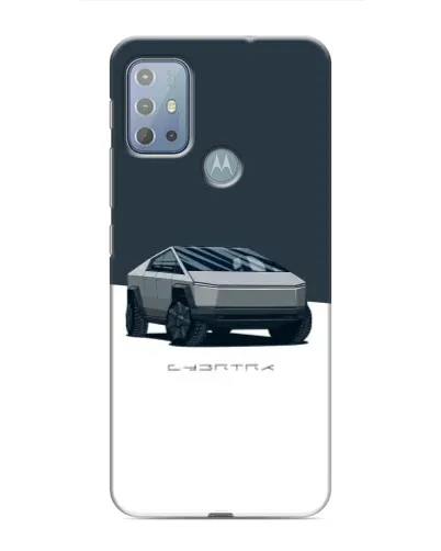 Чехол для Motorola MOTO G10 с картинкой «Серебристый Cybertruck Tesla» Чехол для Motorola MOTO G10 с картинкой «Серебристый Cybertruck Tesla»