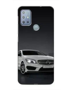 Чехол для Motorola MOTO G10 с картинкой «Mercedes AMG GT Silver»