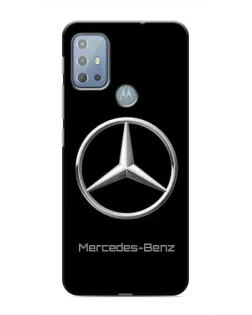 Чехол для Motorola MOTO G10 с картинкой «Mercedes Silver Logo»