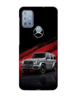 Чехол для Motorola MOTO G10 с картинкой «Mercedes G-Class красный»
