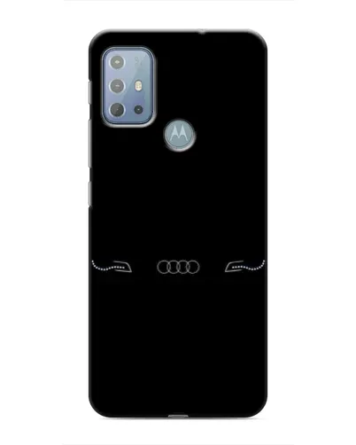 Чехол для Motorola MOTO G10 с картинкой «Audi — световой подпись»
