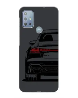 Чехол для Motorola MOTO G10 с картинкой «Задняя часть Audi — арт»