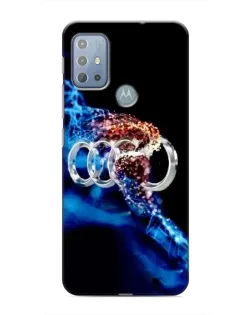 Чехол для Motorola MOTO G10 с картинкой «Энергия лого Audi»