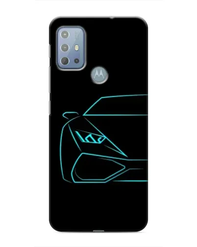 Чехол для Motorola MOTO G10 с картинкой «Голубой силуэт Lamborghini» Чехол для Motorola MOTO G10 с картинкой «Голубой силуэт Lamborghini»
