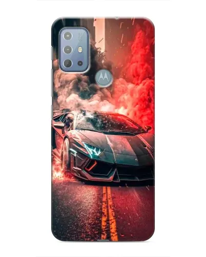 Чехол для Motorola MOTO G10 с картинкой «Lamborghini красный дым» Чехол для Motorola MOTO G10 с картинкой «Lamborghini красный дым»