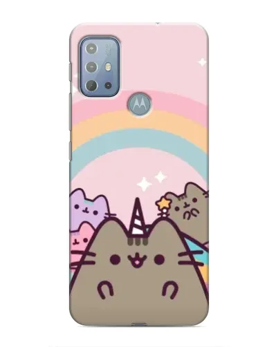 Чехол для Motorola MOTO G10 с картинкой «Единорог Pusheen»