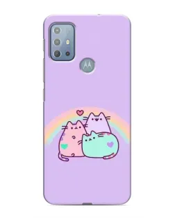 Чехол для Motorola MOTO G10 с картинкой «Радужные Пушины» Чехол для Motorola MOTO G10 с картинкой «Радужные Пушины»
