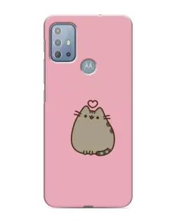 Чехол для Motorola MOTO G10 с картинкой «Pusheen сердце» Чехол для Motorola MOTO G10 с картинкой «Pusheen сердце»